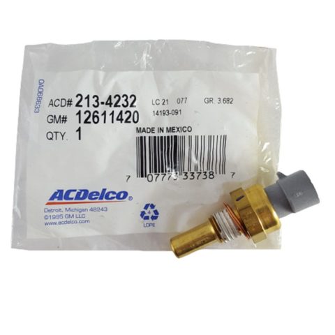 12611420 SENSOR DE TEMPERATURA BUICK; CADILLAC; CHEVROLET; GMC, PONTIAC; SATURN