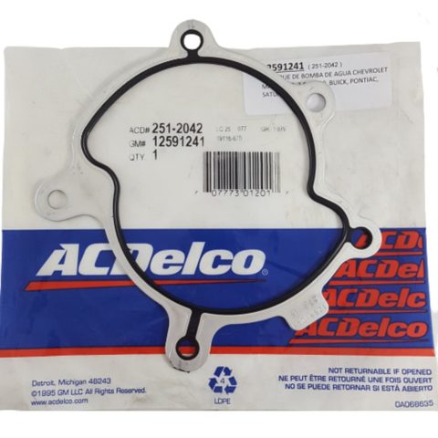 12591241 EMPAQUE DE BOMBA DE AGUA BUICK; CHEVROLET: PONTIAC; SATURN